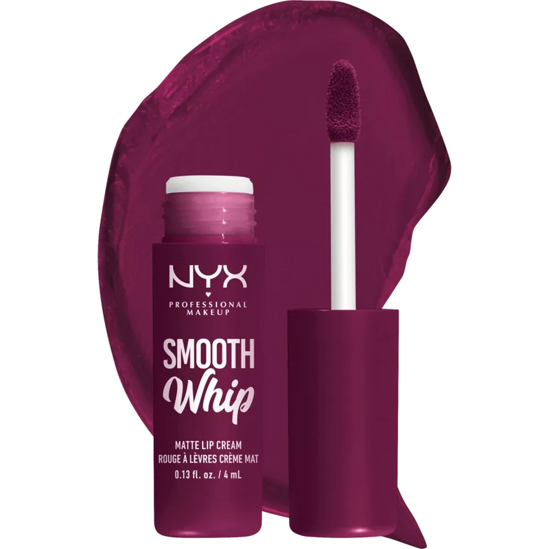 NYX PROFESSIONAL MAKEUP Lipstick Smooth Whip Matte 11 Berry Bed Sheets, 4 ml