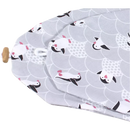 Hobea Verpleegkussensloop grijs motief pinguïn, 1 stuk