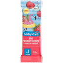 Babylove Fruit Bar Barre de fruits bio Fraise-Cerise, 25 g