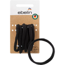 ebelin Haarbandje zwart zacht, 6 stuks