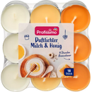 Lampes parfumées Profissimo lait et miel, 18 pièces