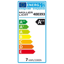 Müller Licht Lampe rétro LED 60W E27 806lm, 1 pièce.