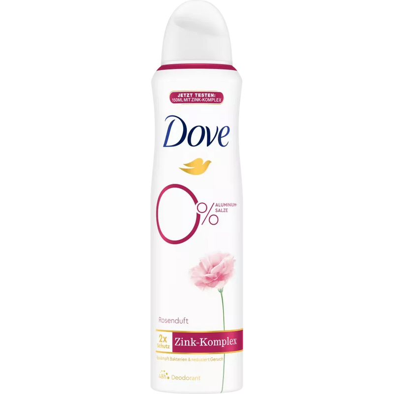 Dove Deodorant Spray met Rozengeur & Zink Complex, 150 ml