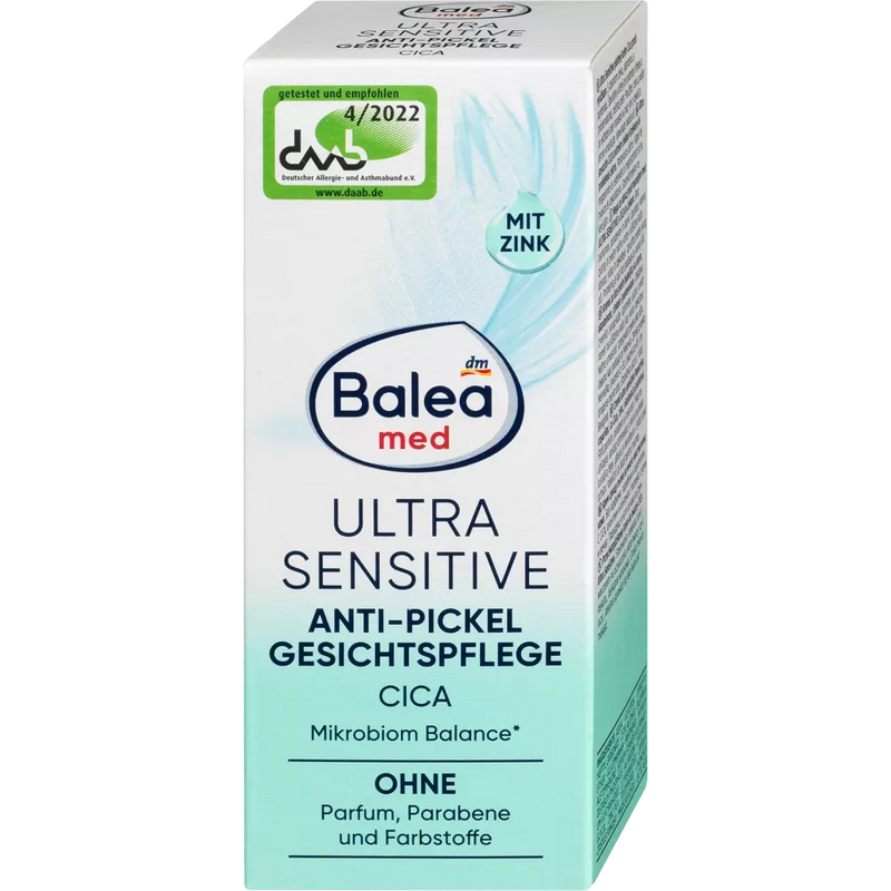 Balea MED Anti-Puistjes Gezichtsverzorging Cica Ultra Sensitive, 50 ml