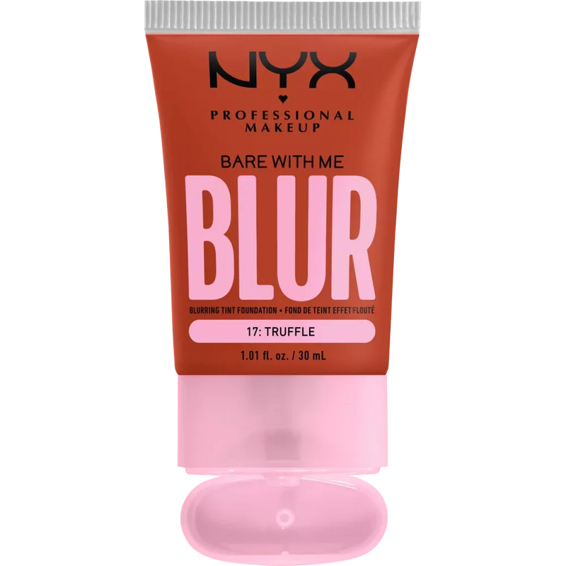 NYX PROFESSIONAL MAKEUP Foundation Bare With Me Blur Tint 17 Truffel, 30 ml