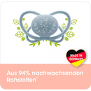 Nip Fopspeen eerste momenten My Butterfly siliconen, groen, 16-32 maanden, 2 stuks