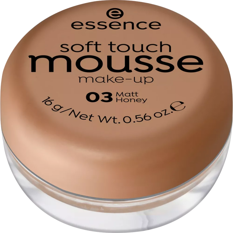essence Foundation Soft Touch Mousse 03 Mat Honing, 16 g