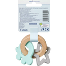 babylove Anneau de dentition en bois silicone tortue/vert, 1 pièce