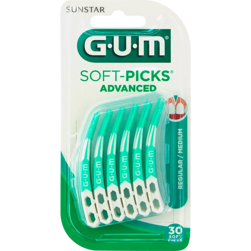 GUM SOFT-PICKS Advanced Regular, 30 stuks