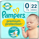 Couches Pampers Premium Protection taille 0 New Baby Micro, 22 pièces