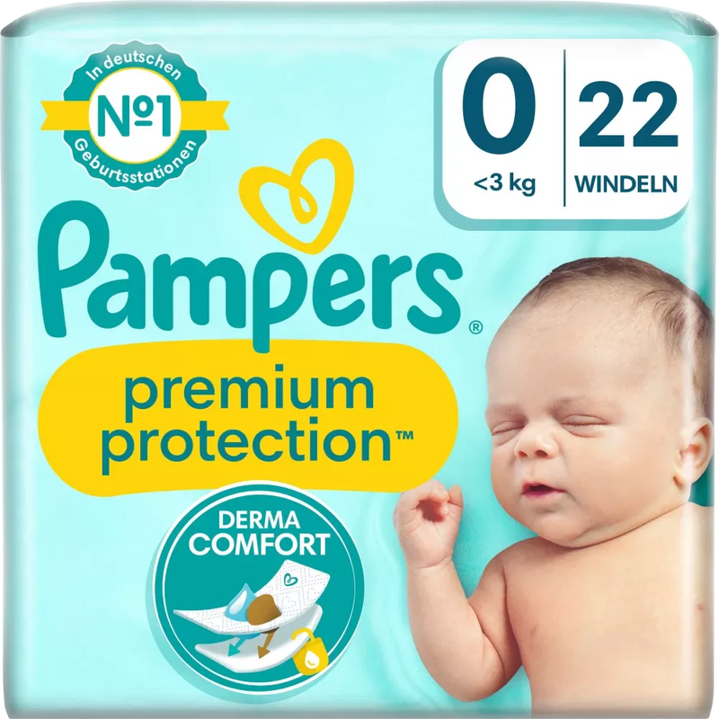 Pampers Luiers Premium Bescherming Gr. 0 New Baby Micro, 22st