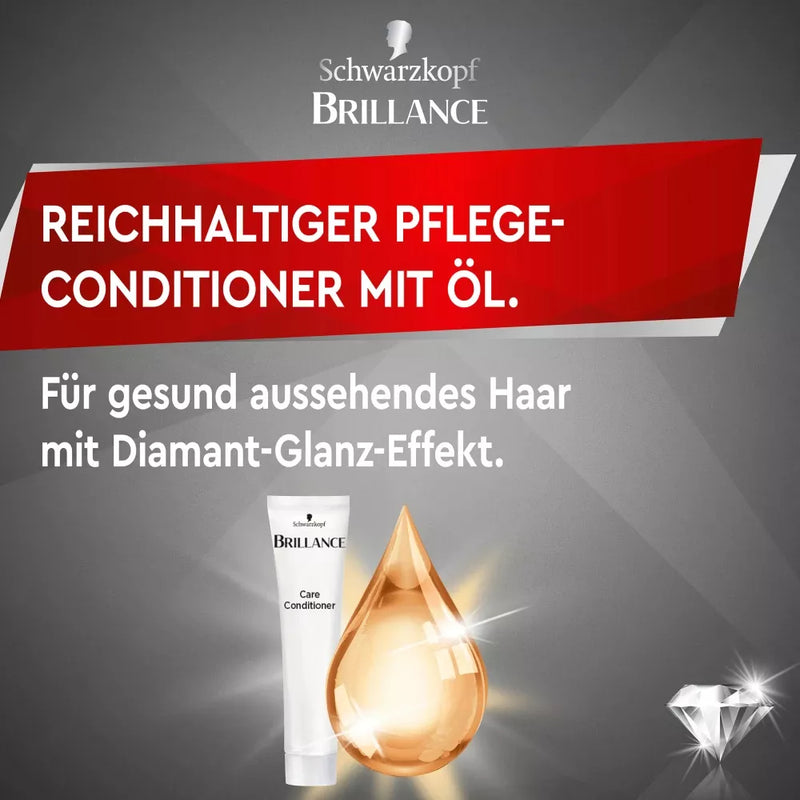 Schwarzkopf Brillance Haarverf Zwart Rood Organdi 896, 1 stuk