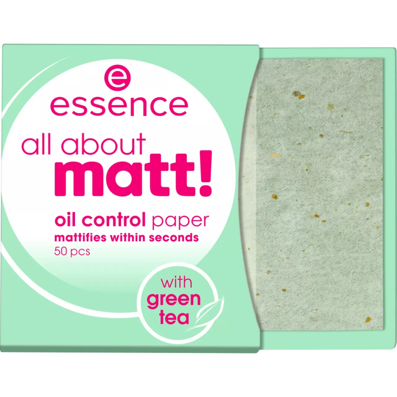 essence cosmetics Matting papier alles over mat! olie controle papier, 50 stuks