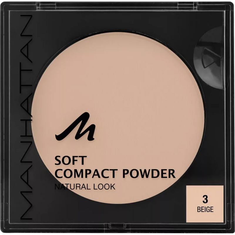 MANHATTAN Cosmetics Gezichtspoeder Soft Compact Powder Beige 03, 9 g