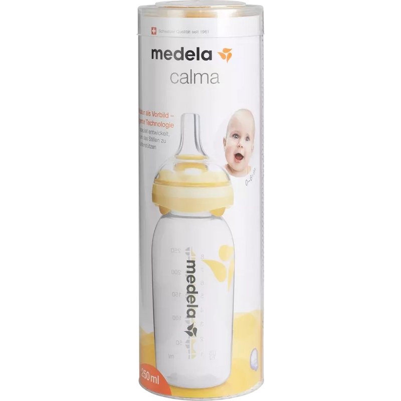 Medela Babyfles met Calma siliconen speen voor moedermelk, 250ml, 1 stuk