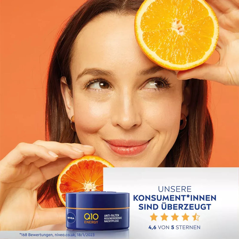 NIVEA Anti rimpel nachtcrème Q10 Energy, 50 ml