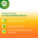 AirWick Geurkaars in glas Anti-Tabak Oranje, 2 stuks