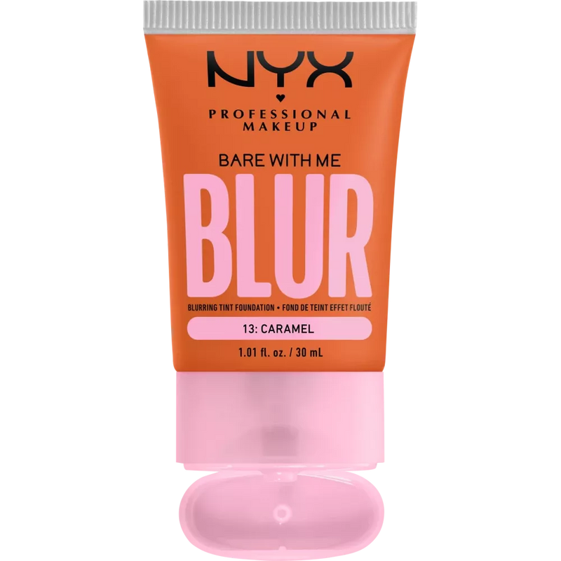NYX PROFESSIONAL MAKEUP Foundation Bare With Me Blur Tint 13 Karamel, 30 ml