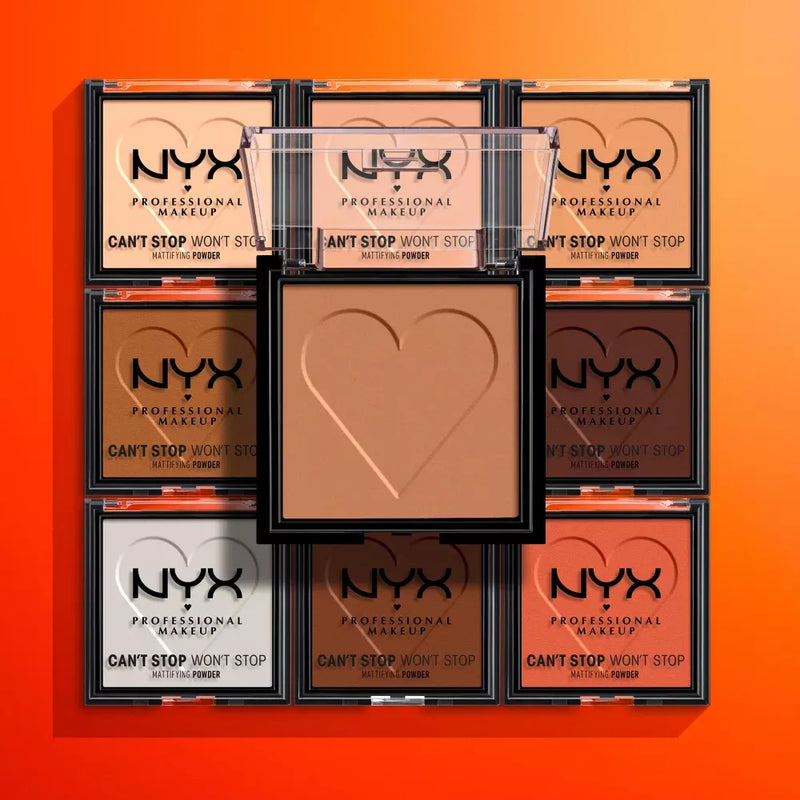 NYX PROFESSIONAL MAKEUP Poeder Can't Stop Won't Stop matterende Tan 06, 6 g