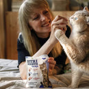 GIMCAT Snack pour chat, Nutri Pockets Sea mix avec Saumon, Truite &amp; Crevette, 150 g