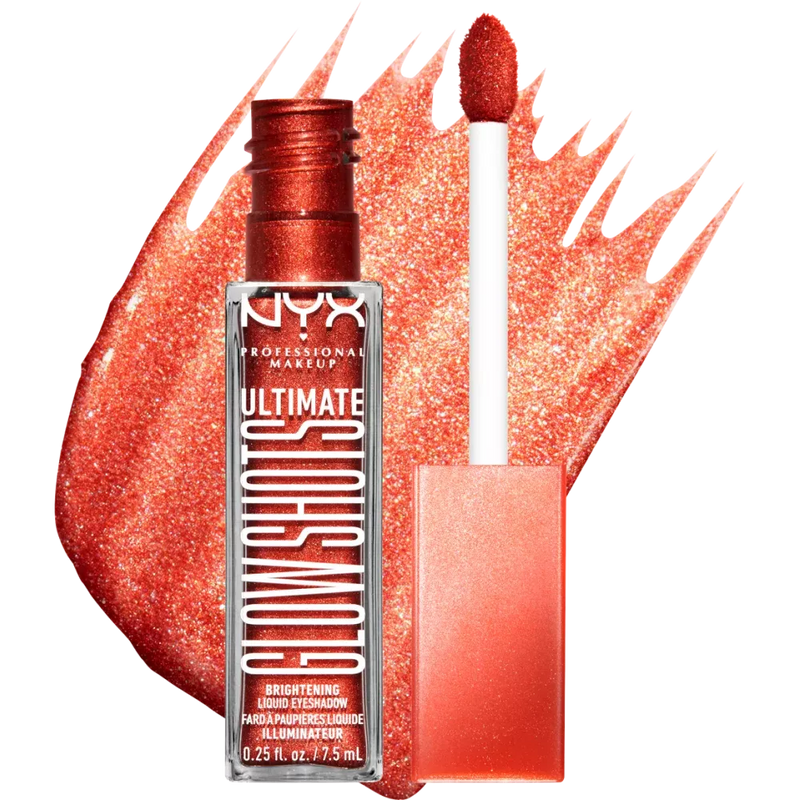 NYX PROFESSIONAL MAKEUP Oogschaduw Ultimate Glow Shots 11 Clemetine Fijn, 1 st