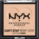 NYX PROFESSIONAL MAKEUP Poudre Can't Stop Won't Stop matifiante Medium 03, 6 g