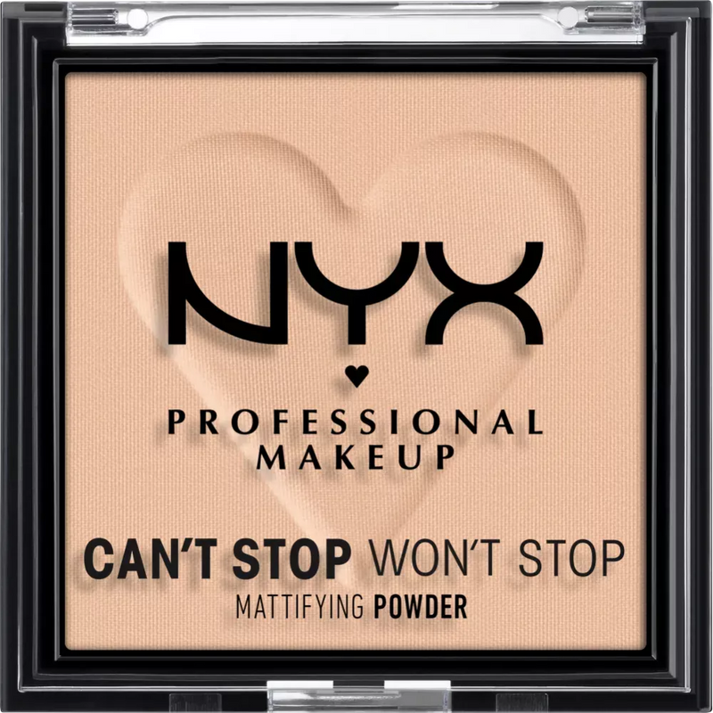 NYX PROFESSIONAL MAKEUP Poeder Can't Stop Won't Stop matterend Medium 03, 6 g