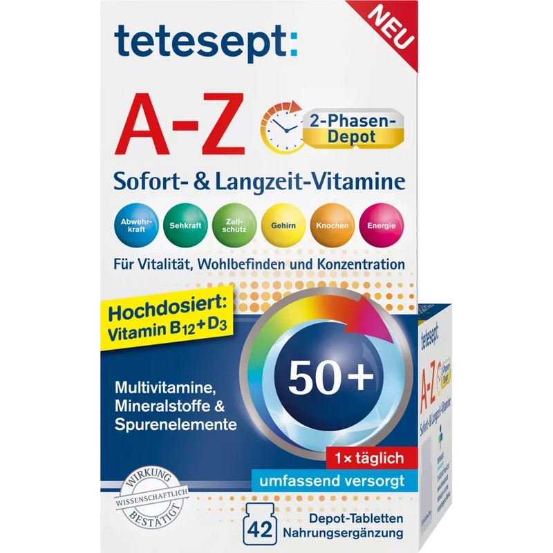 tetesept Vitamine A-Z tabletten 42st, 59.1 g