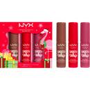 NYX PROFESSIONAL MAKEUP XMAS Vakantie Smooth Whip Matte Lip Cream Trio Gift Set, 1 stuk