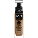 NYX PROFESSIONAL MAKEUP Fond de teint Can't Stop Won't Stop 24 heures Brun neutre 12.7, 30 ml