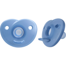 Philips AVENT Sucette Soothie silicone, bleu, dès la naissance, 2 pcs