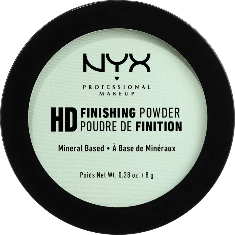 NYX PROFESSIONAL MAKEUP Fixeerpoeder High Definition Finishing Mintgroen 3, 8 g
