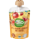 dmBio Quetschie appel-banaan-aardbei met haver, Demeter, vanaf 1 jaar, 100 g
