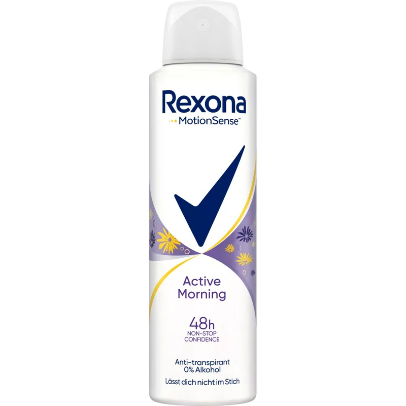 Rexona Active Morning Antiperspirant Deodorant Spray, 150 ml
