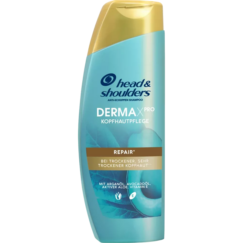head&shoulders Shampoo Derma x Pro, Repair, 225 ml