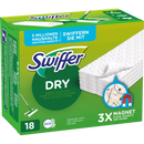 Swiffer Vadrouilles sèches au parfum Febreze, 18 pièces.