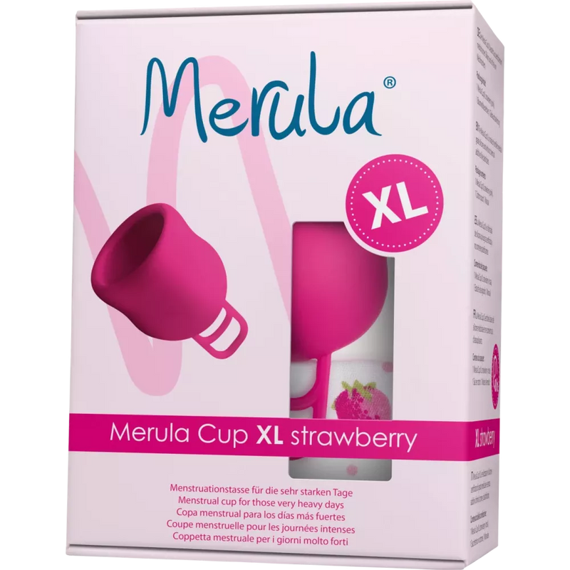 Merula Menstruatiecup roze XL, 1 stuk