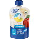 babylove Quetschie Goedenavond Appel-Banaan-Aver-Melk recyclebaar vanaf 1 jaar, 100 g