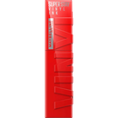 Maybelline New York Lipstick Super Stay Vinyl Inkt 25 Roodgloeiend, 4.2 ml