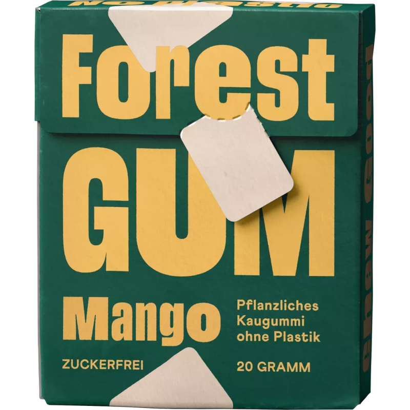 Forest GUM Mango kauwgom, suikervrij (10 stuks), 20 g
