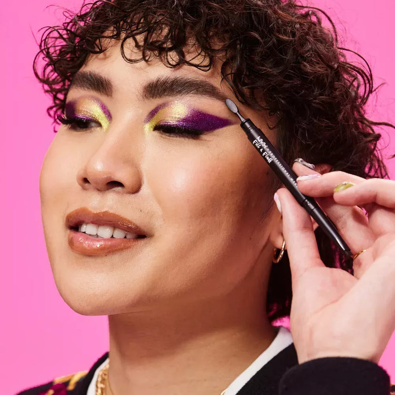 NYX PROFESSIONAL MAKEUP Crayon à sourcils Fill &amp; Fluff Pommade à sourcils 08 Noir, 0,2 g