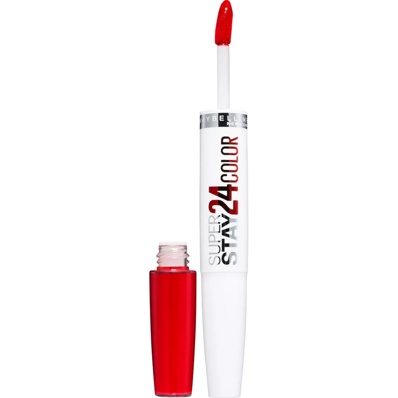 Maybelline New York Lippenstift Super Stay 24h Super Impact, Steady Red-Y, 553, 5 g