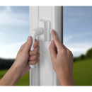 Reer WinLock raam- en balkondeurslot, wit, 1 stuk