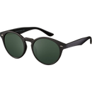 SUNDANCE Zonnebril van gerecycled materiaal in zwart met groenachtige tint, 1 stuk