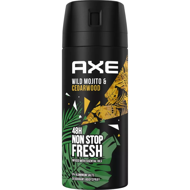 AXE Deodorant spray Mojito Cedarwood zonder aluminium, 150 ml
