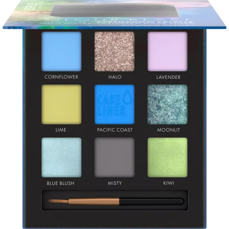 Palette de fards à paupières Catrice Colour Blast 020 Blue Meets Lime, 6,75 g