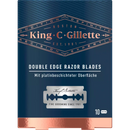 King C. Gillette Scheermesjes, dubbele rand voor scheermes, 10 stuks