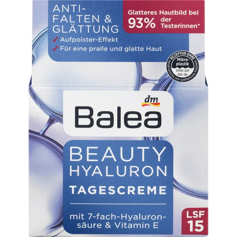 Balea Beauty Hyaluron Dagcrème, 50 ml