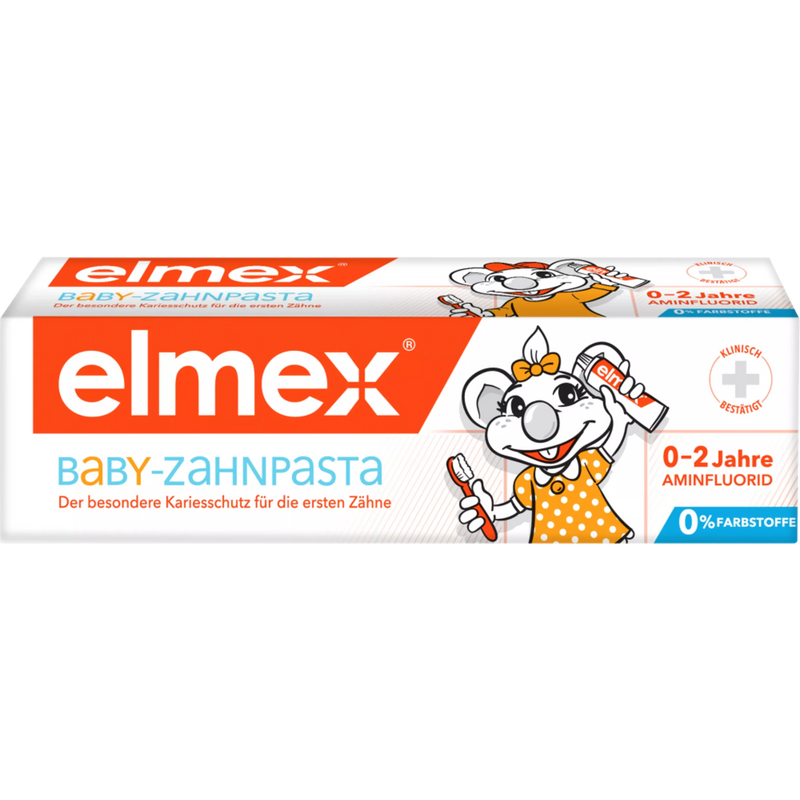 elmex Tandpasta baby, 1e tand tot 2 jaar, 50 ml