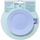 Assiette plate en silicone babylove lilas, 1 pièce